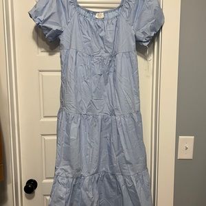 Allie Rose Baby Blue Maxi Dress